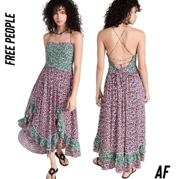 FREE PEOPLE ONE I LOVE MAXI DRESS NEW - Picture 1 of 9